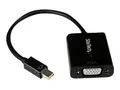 StarTech.com Mini DisplayPort to VGA Adapter DisplayPort 1.2 - 1080p - Thunderbolt to VGA Monitor Adapter - Mini DP to VGA (MDP2VGA2) - video adapter - Mini DisplayPort til HD-15 (VGA) - 22 cm
