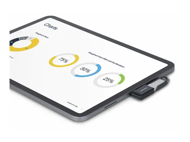 StarTech.com Right Angled USB-C to USB-A Adapter, USB 5Gbps, Compa...