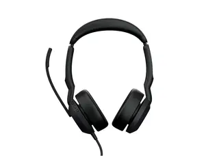 Jabra Evolve2 50 UC Stereo - Hodesett on-ear - kablet - aktiv st&#248;ydemping - USB-C, USB-A - UC-sertifisert