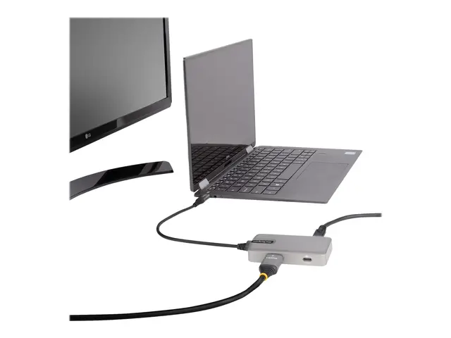 StarTech.com USB C Multiport Adapter, USB-C to 4K 60Hz HDMI 2.0, 1...