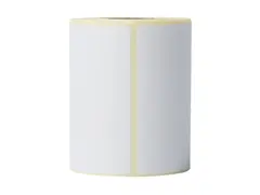 Brother - Hvit - 76 x 44 mm 400 etikett(er) (1 rull(er) x 400 stanseskårne etiketter (en pakke 8) for Brother TD-4410D, TD-4420DN, TD-4520DN, TD-4550DNWB; RuggedJet RJ-3150