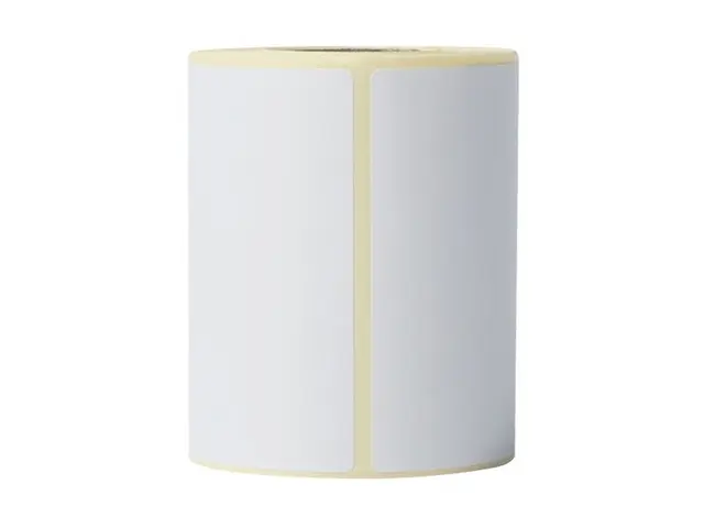 Brother - Hvit 76 x 44 mm 400 etikett(er) (1 rull(er) stanseskårne...