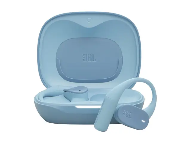 JBL Sense Lite - True wireless-hodetelefoner med mikrofon åpent øre - over-øret-montering - Bluetooth - blå 