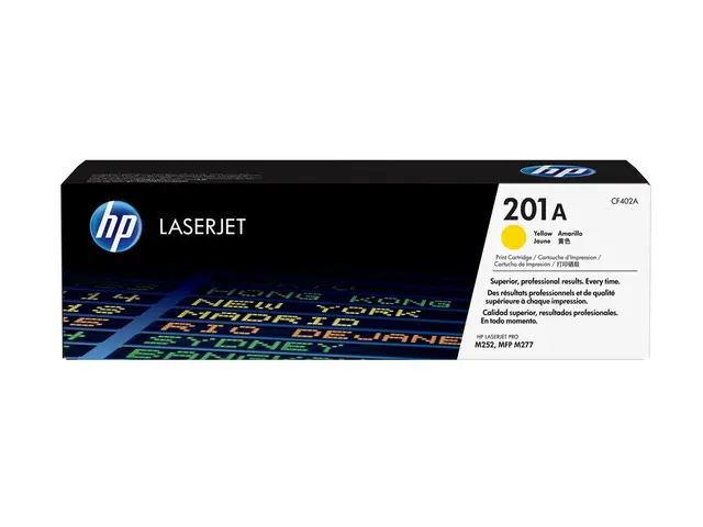 HP 201A - Gul original LaserJet tonerpatron (CF402A) for Color Pro...