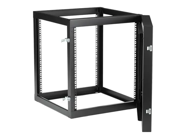 Startech 12U Hinged Open Frame Wall Mount Server Rack - 4 Post 22 ...