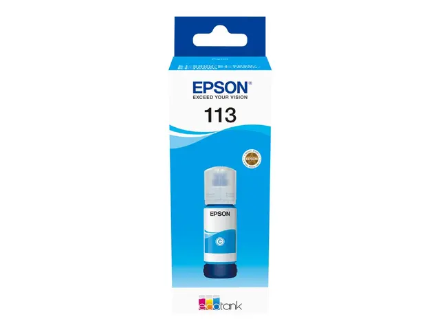Epson EcoTank 113 - 70 ml - cyan - original - blekkrefill - for Ec...