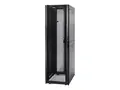 APC NetShelter SX Enclosure with Sides - Rack skap svart - 45U - 19" - TAA-samsvar - for P/N: SMT2200I2U-BR, SRT1000XLA, SRT1500XLA, SRT2200XLA, SRT3000XLA, SRT3000XLAUS