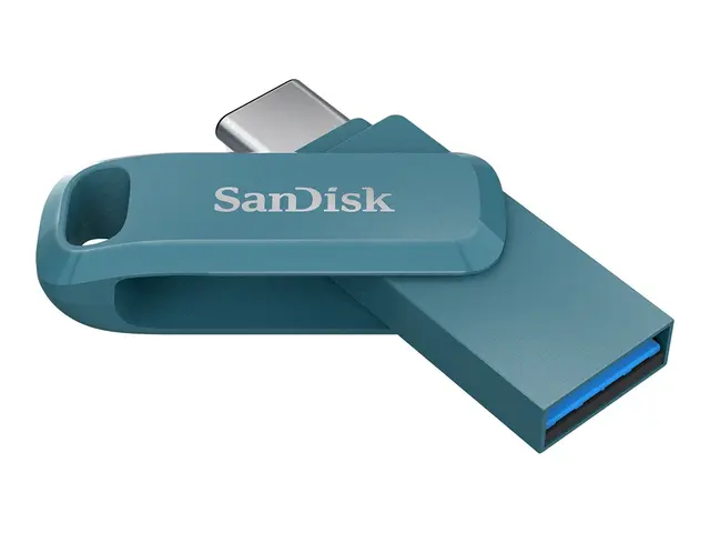 SanDisk Ultra Dual Drive Go - USB-flashstasjon 64 GB USB 3.2 Gen 1...