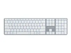 Targus HyperSpace - Tastatur - full size bakbelysning - trådløs - Bluetooth 5.0 - QWERTY - Storbritannia - romgrå