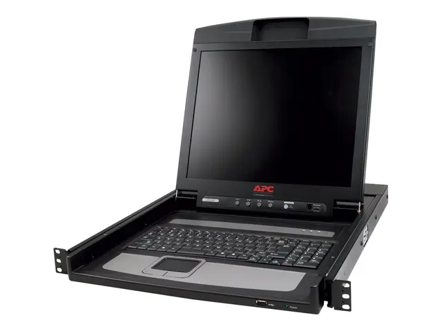 APC LCD Console - KVM-konsoll - 17" - kan monteres i rack - 1280 x...