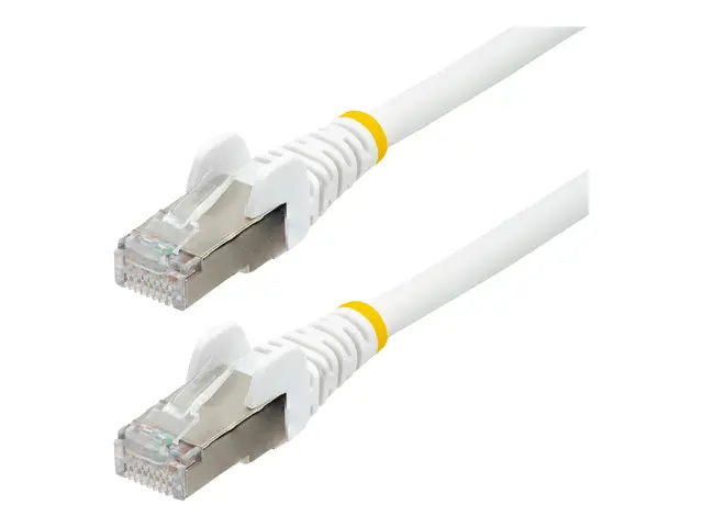 StarTech.com 1m CAT6a Ethernet Cable - White Low Smoke Zero Haloge...