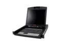 APC LCD Console - KVM-konsoll - 17&quot; kan monteres i rack - 1280 x 1024 @ 75 Hz - svart - 1U - for P/N: AR3103, AR3103SP, AR3106SP, SRT1000RMXLI, SRT1000RMXLI-NC, SRT5KRMXLW-TW