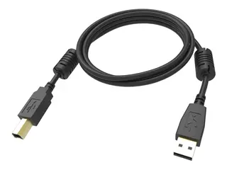 Vision Professional - USB-kabel USB (hann) til USB-type B (hann) - USB 2.0 - 2 m - svart