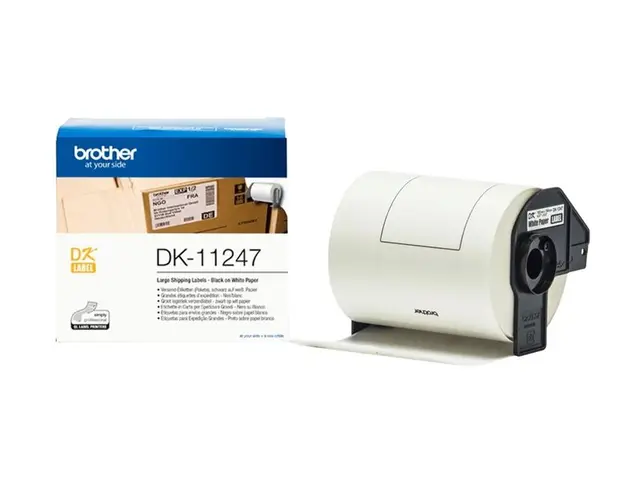 Brother DK-11247 - Svart på hvitt 103 x 164 mm 180 etikett(er) (1 ...