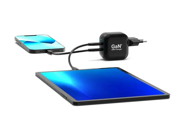PORT Connect - Strømadapter - GaN II - 35 watt - 3 A - PD 3.0 - 2 ...