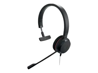 Jabra Evolve 20SE UC mono - Hodesett on-ear - kablet - USB-C, USB-A - lydisolerende - Certified for Microsoft Teams