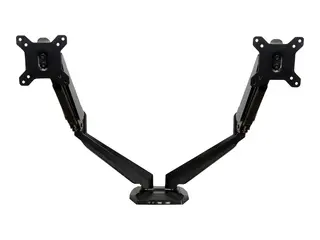 Startech Desk Mount Dual Monitor Arm - One-Touch Height Adjustment (ARMSLIMDUO) monteringssett justerbar arm - for LCD-skjerm - svart