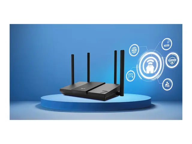 ASUS RT-BE50 - Trådløs ruter 4-portssvitsj 1GbE, 2.5GbE Dobbeltbånd