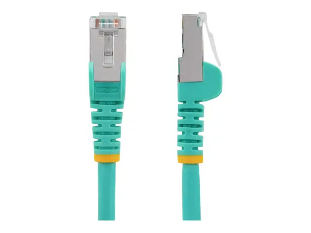 StarTech.com 50cm CAT6a Ethernet Cable - Aqua Low Smoke Zero Halog...