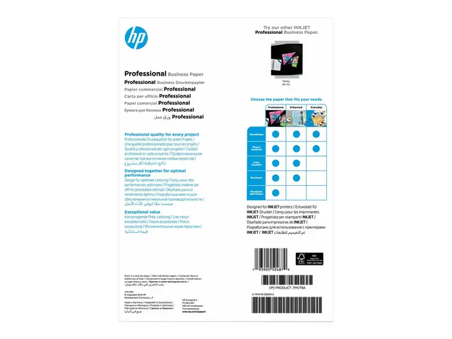 HP Professional - Matt A4 (210 x 297 mm) 180 g/m² 150 ark fotopapi...