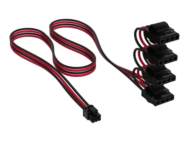 CORSAIR - Strømkabel 6-pins PCIe-strøm (hann) til Molex (hunn) 75 ...