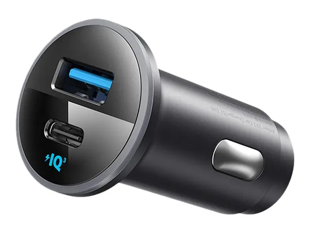 Anker 323 - Bilstrømadapter 52.5 watt 3 A IQ 3.0, Fast Charge 2 ut...