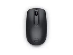 Dell WM118 - Mus - optisk - 3 knapper - trådløs 2.4 GHz - USB trådløs mottaker - svart