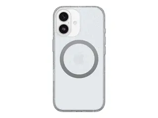 OtterBox Symmetry Series Clear - Baksidedeksel for mobiltelefon MagSafe-samsvar - termoplastisk elastomer (TPE), polykarbonatlag - stjernestøv 4.0 (klar) - for Apple iPhone 17