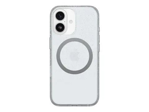 OtterBox Symmetry Series Clear - Baksidedeksel for mobiltelefon MagSafe-samsvar - polykarbonatlag, termoplastisk elastomer (TPE), magnet - stjernest&#248;v 4.0 (klar) - for Apple iPhone 17