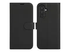 iiglo - Lommebok for mobiltelefon - 2-i-1 polyuretanlær - svart - for Samsung Galaxy A56