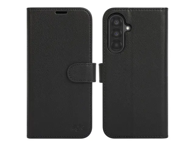 iiglo - Lommebok for mobiltelefon 2-i-1 polyuretanlær svart Samsun...