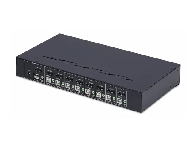 StarTech.com 8-Port DisplayPort KVM Switch w/1U Rack Mount Kit, 4K...