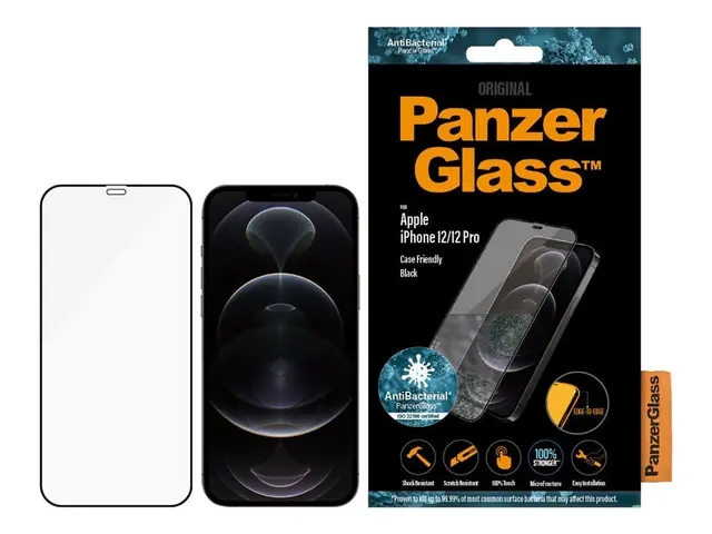 PanzerGlass - Skjermbeskyttelse for mobiltelefon - glass - 6.1" - ...