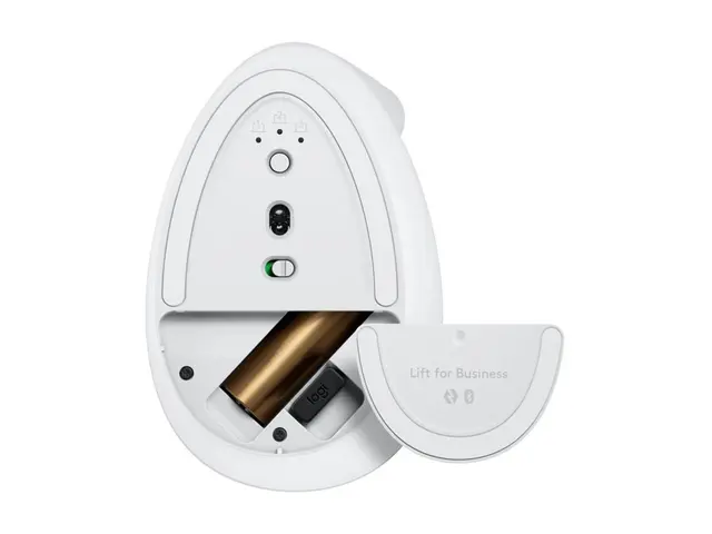 Logitech Lift for Business - Vertikal mus ergonomisk 6 knapper trå...