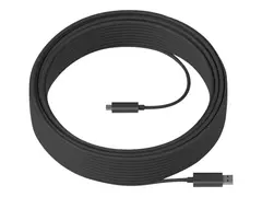 Logitech Strong - USB-kabel - USB-type A (hann) til USB-C (hann) USB 3.2 Gen 2 - 25 m - plenum, Active Optical Cable (AOC) - for Room Solution Huddle, Large