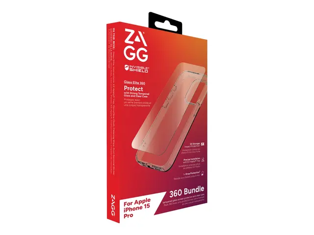 Zagg InvisibleShield Glass Elite 360 - Beskyttelsesboks for mobilt...