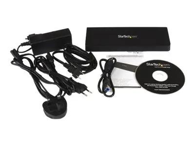StarTech.com USB 3.0 Docking Station Dual Monitor with HDMI & 4K D...