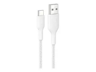Belkin BoostCharge Pro - USB-kabel - USB (hann) til USB-C (hann) USB 2.0 - 2 m - flettet, USB Fast Charge (15W) - hvit