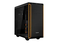 be quiet! Pure Base 600 Window - Tower - ATX sidepanel med vindu - ingen str&#248;mforsyning (ATX / PS/2) - svart, oransje - USB/lyd