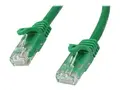 STARTECH 2m Green Snagless Cat6 UTP Patch Cable - ETL Verified