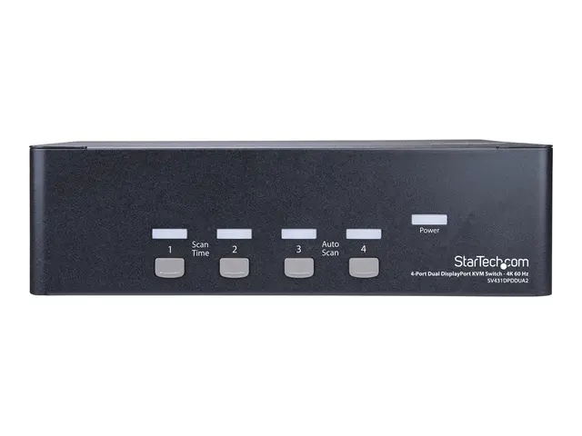 Startech DisplayPort KVM - 4 port 4K 60Hz Dual Monitor Switch Desk...