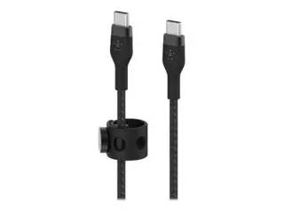 Belkin BoostCharge - USB-kabel - 24 pin USB-C (hann) til 24 pin USB-C (hann) 1 m - svart