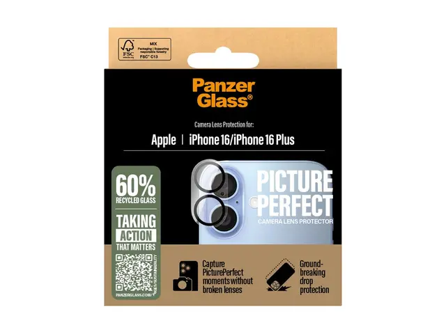 PanzerGlass PicturePerfect - Linsebeskytter for mobiltelefon Apple...