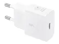 Samsung EP-T2510N - Str&#248;madapter 25 watt - 3 A - PD 3.0, PD/PPS, SFC (24 pin USB-C) - p&#229; kabel: USB-C - hvit