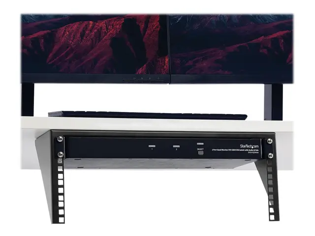 Startech 4U Wall Mount Patch Panel Bracket - 19 inch Steel Vertica...