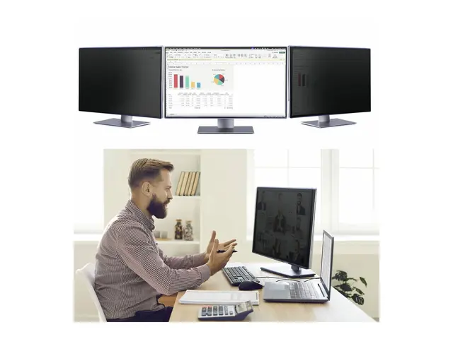 StarTech - Personvernfilter for skjerm 2-veis avtakbar pluggbar 32...