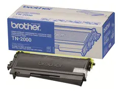 Brother TN2000 - Svart - original tonerpatron - for Brother DCP-7010, DCP-7010L, DCP-7025, MFC-7225n, MFC-7420, MFC-7820N; FAX-2820, 2825