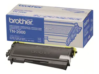 Brother TN2000 - Svart - original - tonerpatron for Brother DCP-7010, DCP-7010L, DCP-7025, MFC-7225n, MFC-7420, MFC-7820N; FAX-2820, 2825