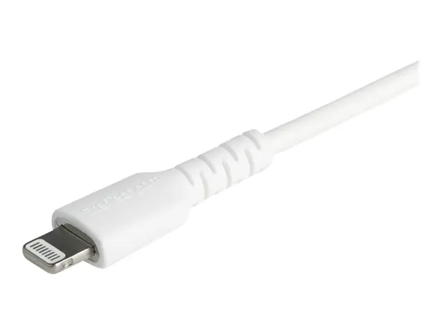 StarTech.com (1m) Durable White USB-C to Lightning Cable, Heavy Du...