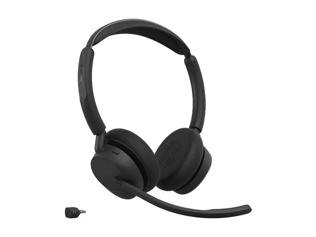 Jabra Evolve3 45 UC - hodesett - USB-C via Bluetooth-adapter, USB-C